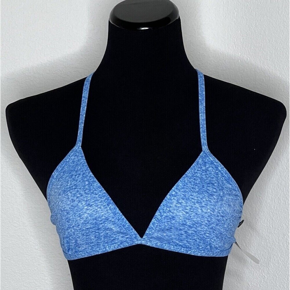 Jolyn Bikini Top Triangle Blue‎ Large New With Tags